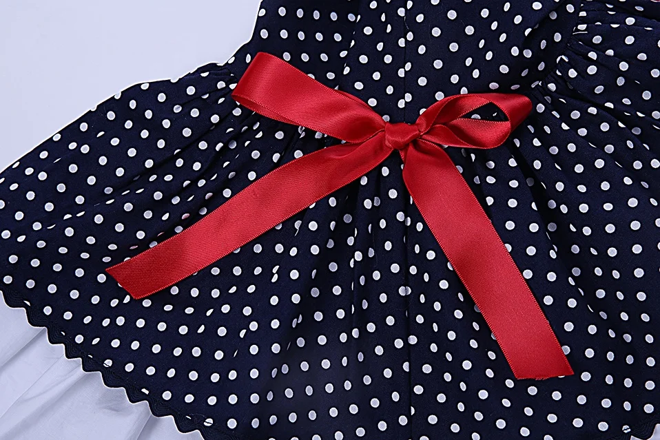 OEM Pettigirl children boutique clothes good time usa soft cotton print dress