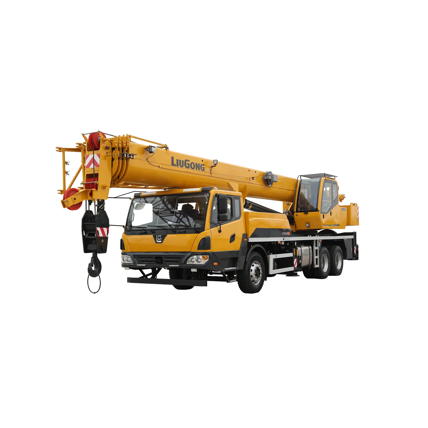 Liugong 25 tone hoisting equipment LTC250T5 mini truck mounted crane hydraulic pick up truck crane