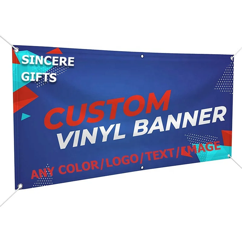 Custom High Quality Outdoor Christmas Banner Roll Waterproof Full Color Printing Vinyl Mesh Banners For Advertising