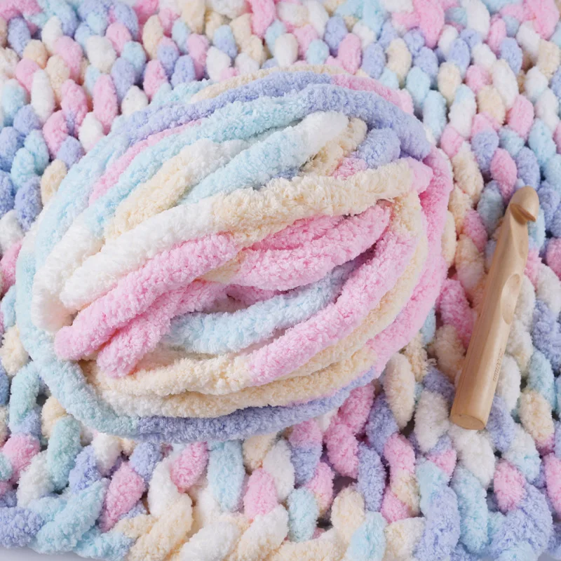 RongMeiXuan 2cm 3cm 4cm 250g Soft Chenille Yarn Cotton Chenille Yarn