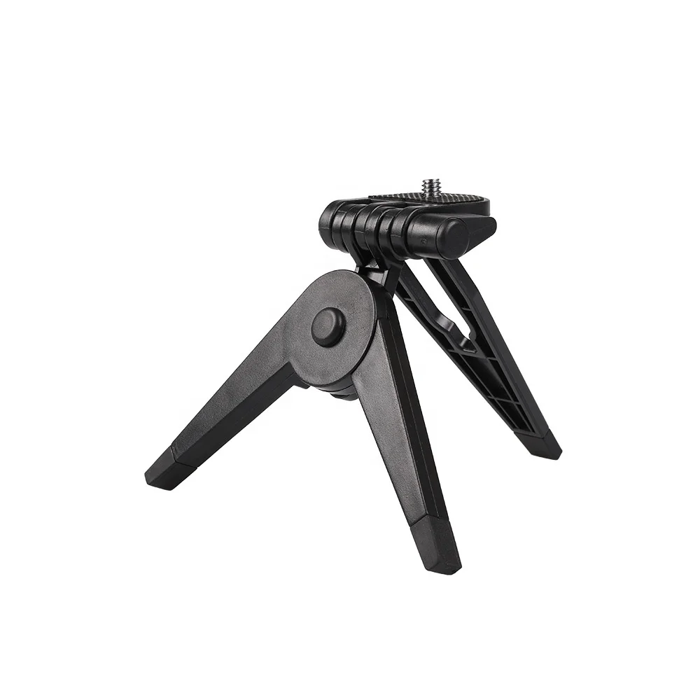 
Portable Mini Table Tripod 1/4 Screw Folding Digital Camera Cellphone Stabilizer Stand for GoPro SJCAM Xiaoyi SLR Smart Phone 