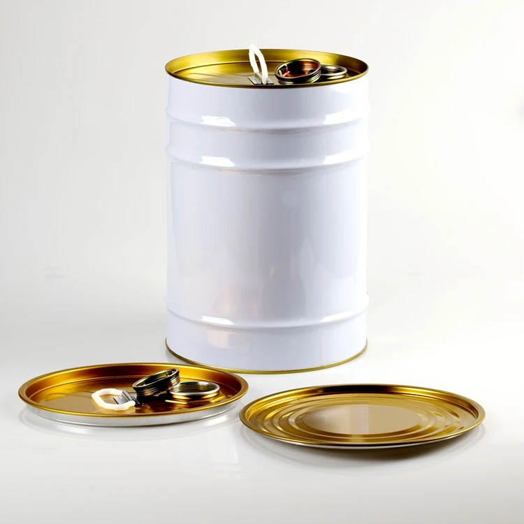 
Empty Customized Printing 2L Or 4L Empty Round Motor Oil Drum Container Manufactured In China 