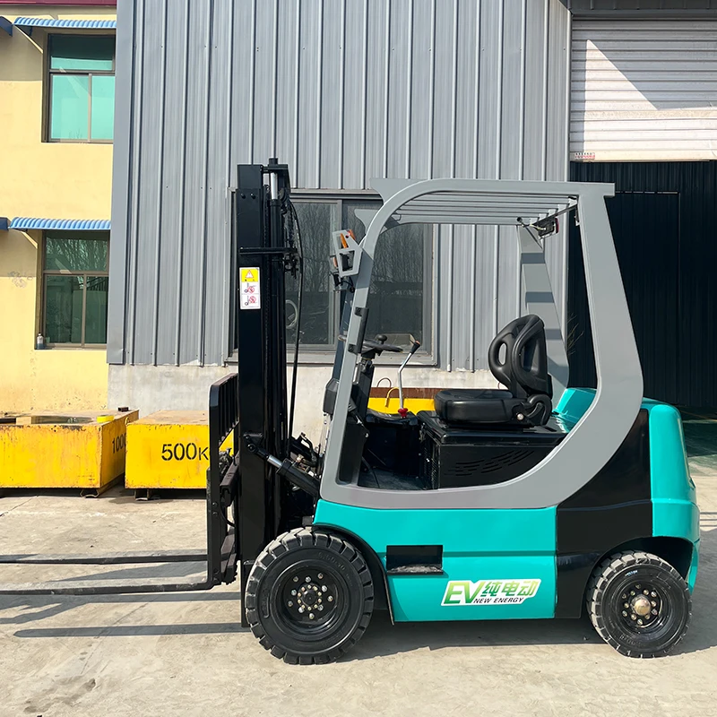 High Quality Hydraulic 1 Ton Electric Forklifts Household Battery Warehouse Forklift High Quality 4x2 Electric Forklift