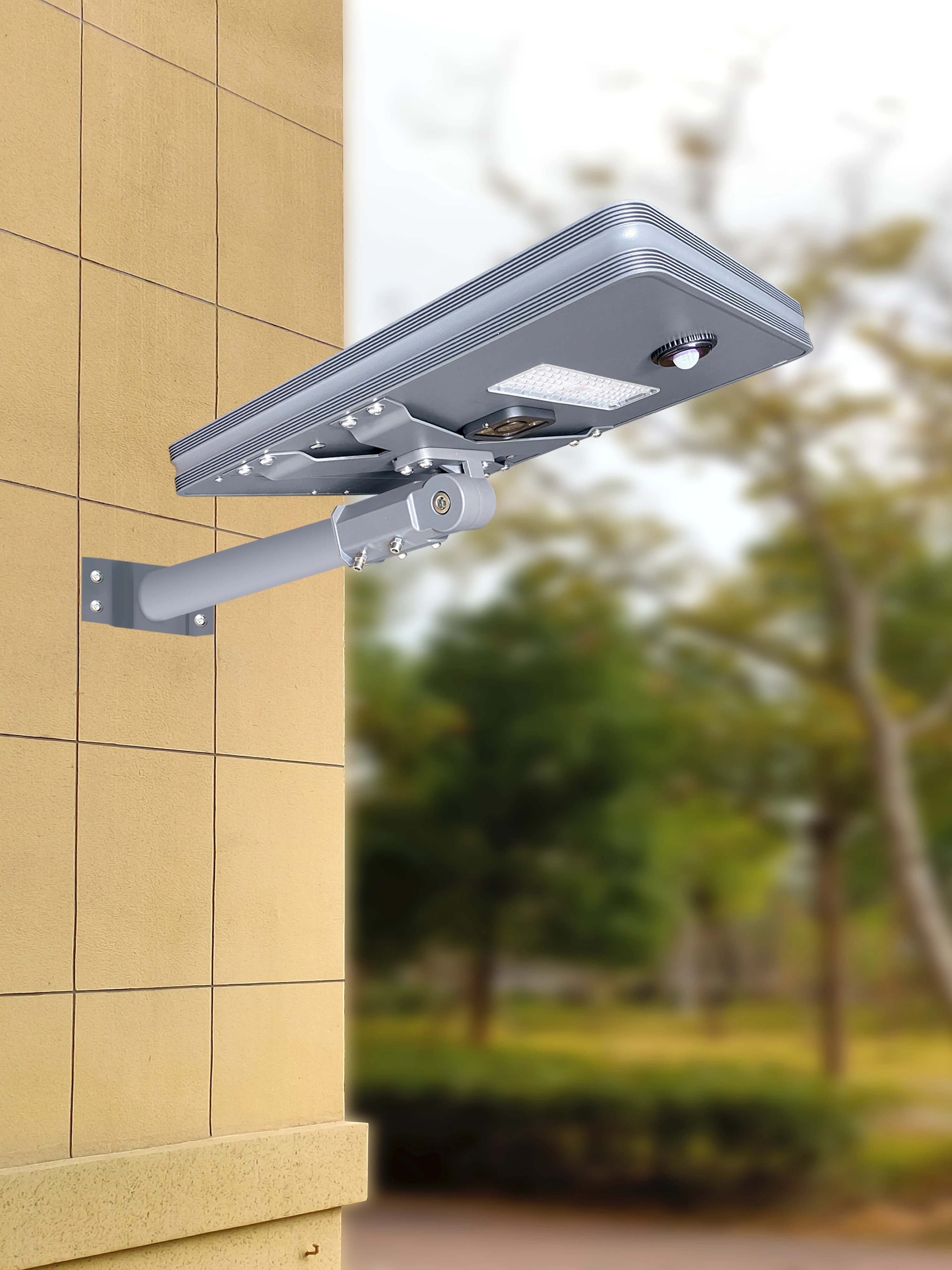  3000K CCTV Camera Smart LED Module Industrial Solar Power Street Light