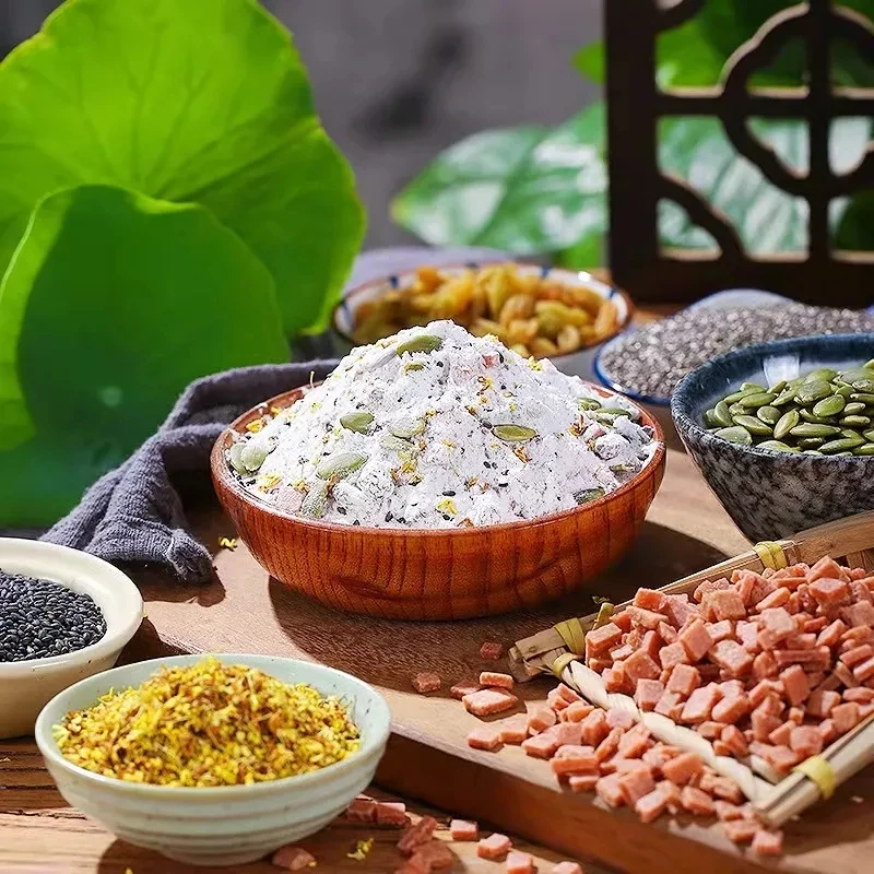 Instant Osmanthus Nut Lotus Root Powder Pure Lotus Root Starch Canned Non-low fat with Nuts Lotus Root Powder