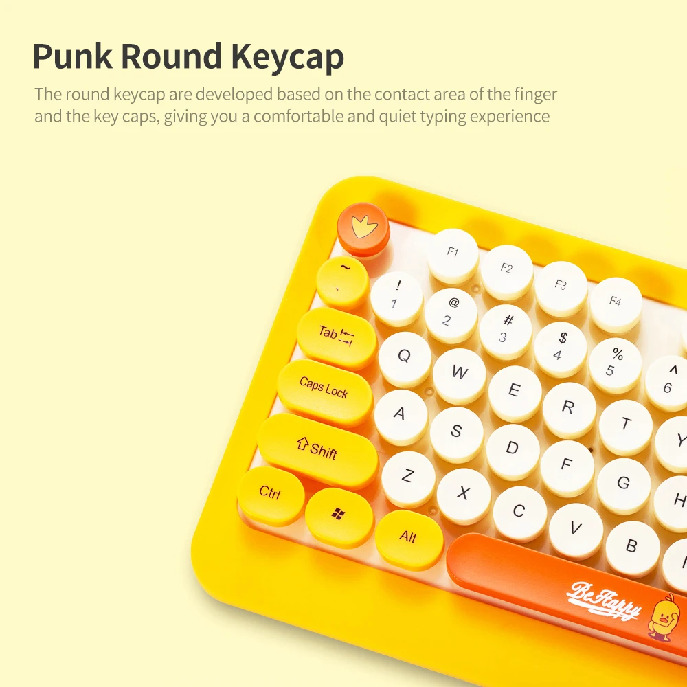 SUNDI OEM Lovely custom Professional Ergonomic Keyboard mouse combos 2.4G wireless 104 Keyboard and mouse for office