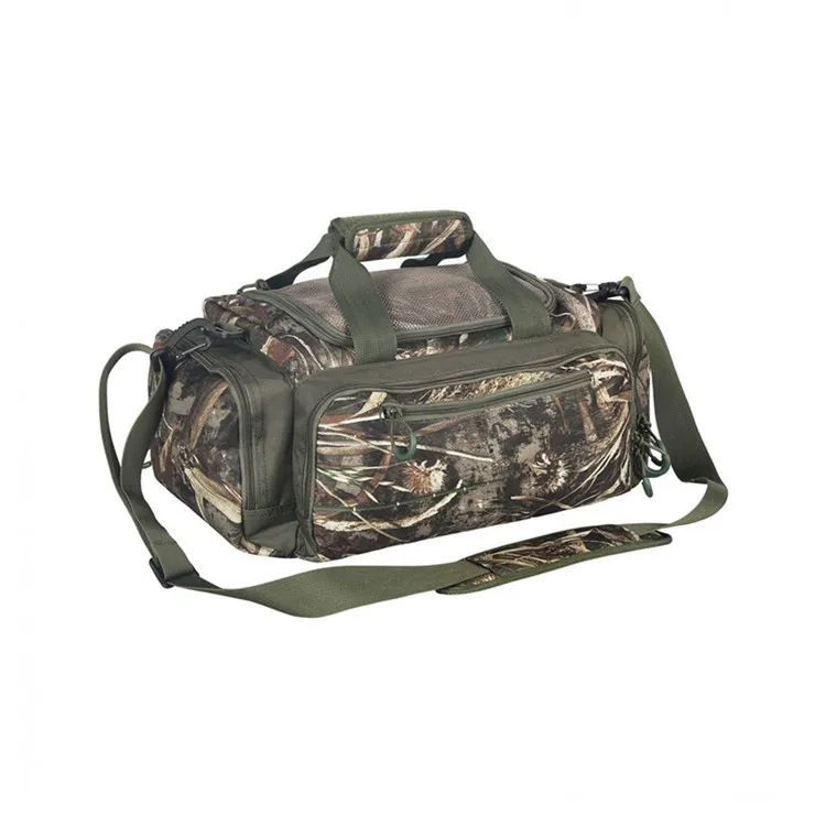 YOUK Durable Nylon Camo Duffel Bag Multifunction Outdoor Hunting Carry Gear for Duck Hunting Blind for Shooting and Game Calls