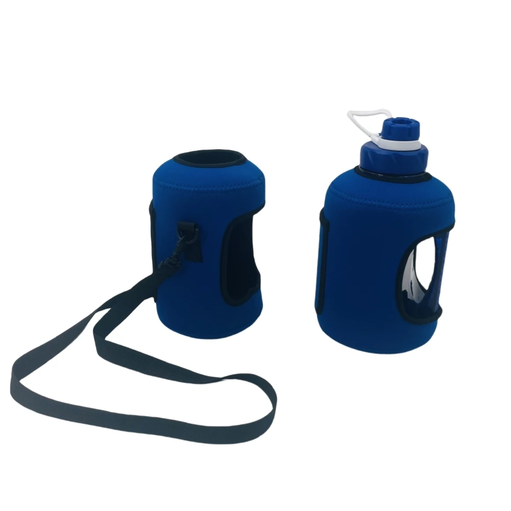 Water Bottle with Storage Sleeve Large Neoprene Cooler Sleeve