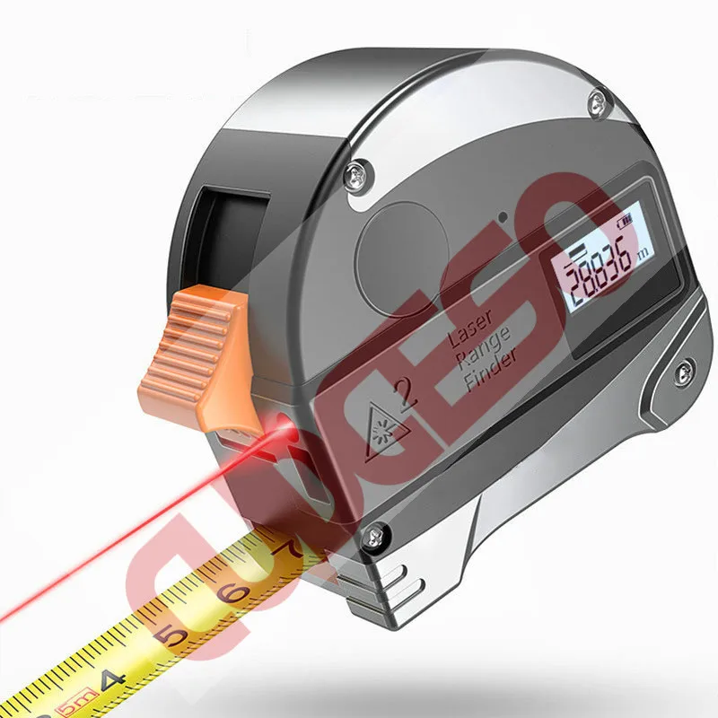 Portable measuring equipment with 5 m measuring tape and high precision 40m laser rangefinder