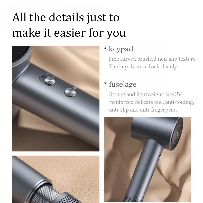 Anion hair dryer Home barber shop dormitory high-speed blower constant temperature does not hurt hair