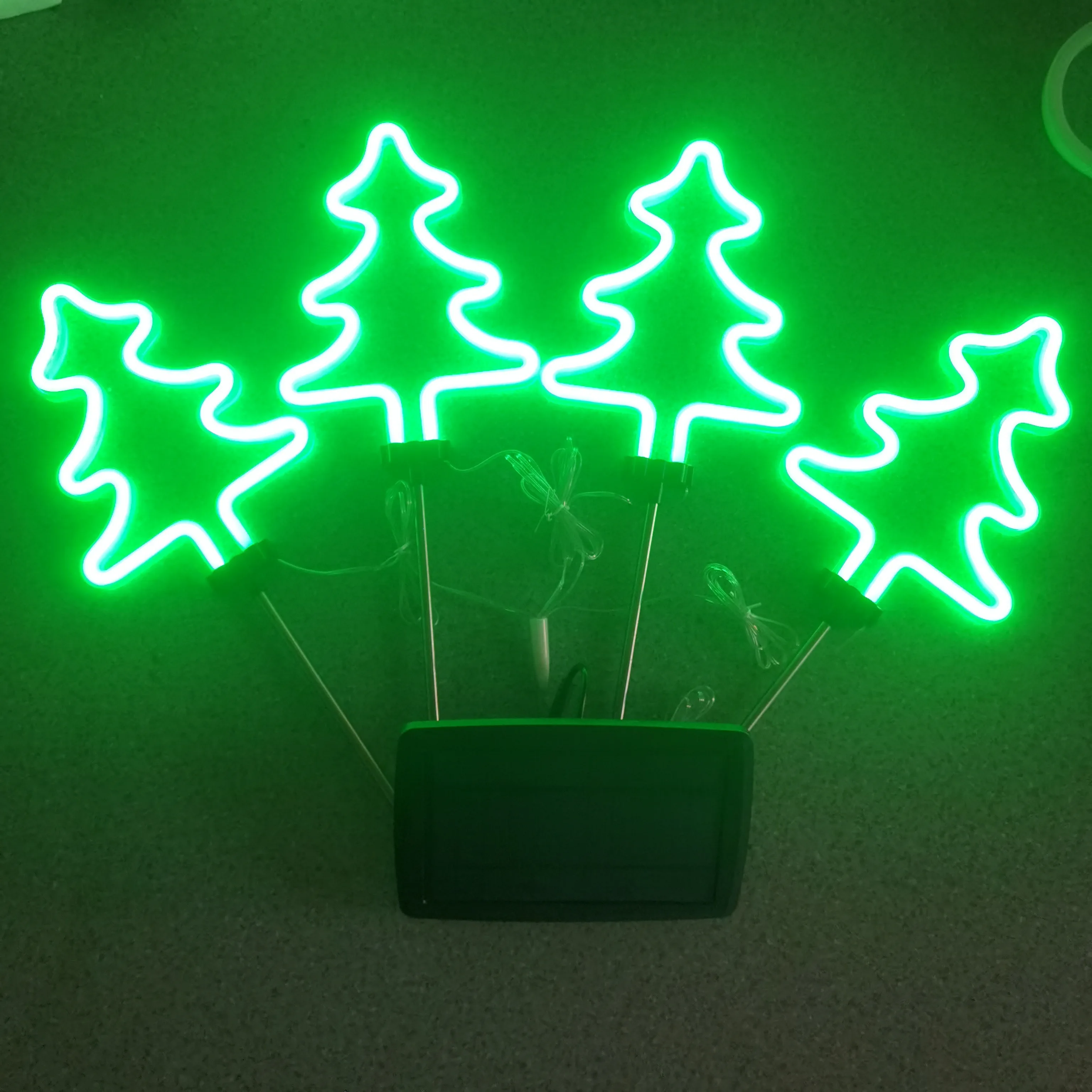 Sun Charging Customized Solar Lawn Neo Light Sign New LED Flexible Wedding Party Salon Bar Modern Store Decorative Ceiling Light