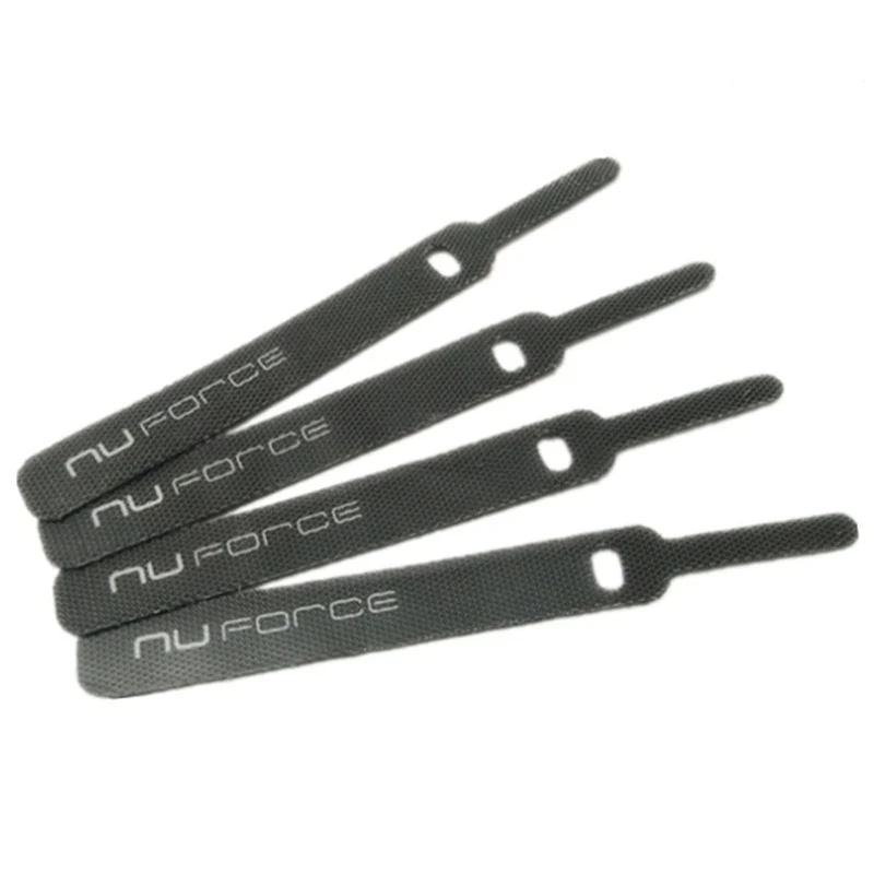 Reusable Black Nylon Hook And Loop Bcak To Back Cable Fastener Strap Tie