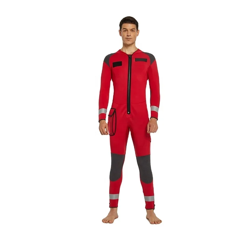UOO Neoprene Material Water Rescue Wetsuit with KevlarFabric