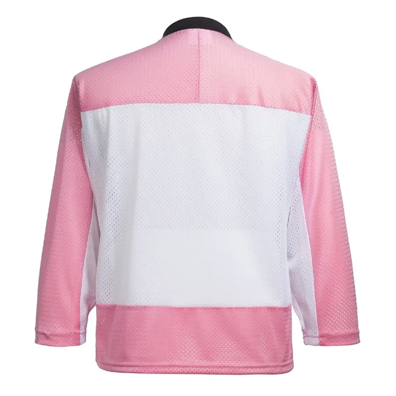 high quality pink custom women ice hockey jersey suit