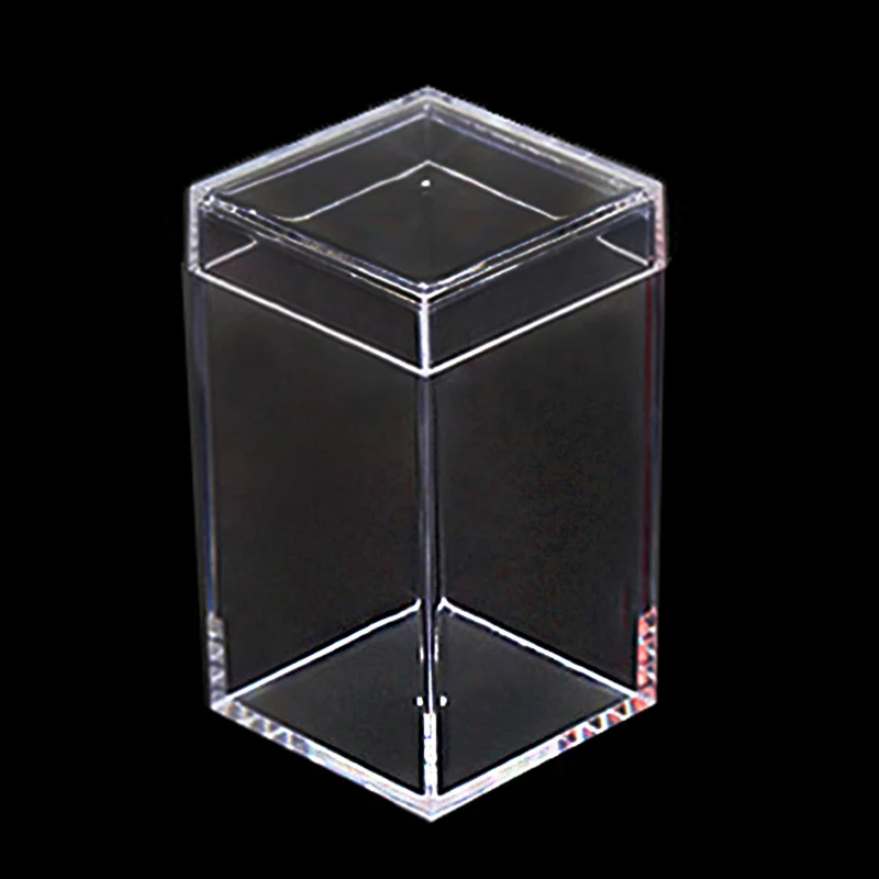 Wholesale Customized Good Quality Transparent Box Clear Small Plastic tiramisu Candy Dessert Boxes PS Mini Box Transparent