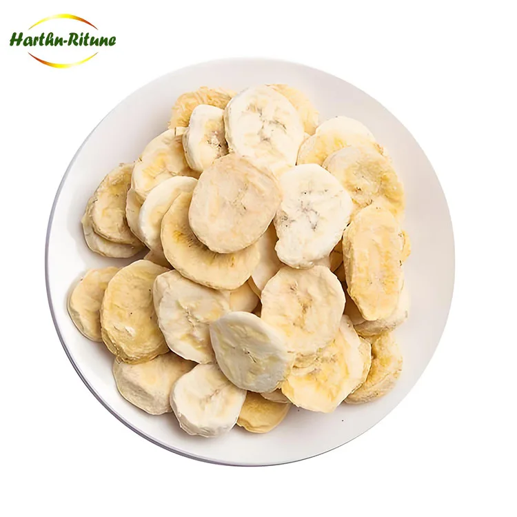 Wholesale Price Freeze Dried Banana Slice Vacuum Freeze Dried Banana Chips