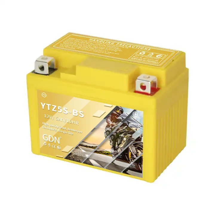 GDN YTZ5S-BS плюс 12 В универсальный аккумулятор для мотоцикла 5AH перезаряжаемый герметичный аккумулятор для мотоцикла