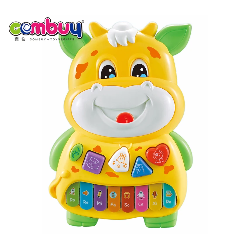 Western calf music light education study piano toy with music