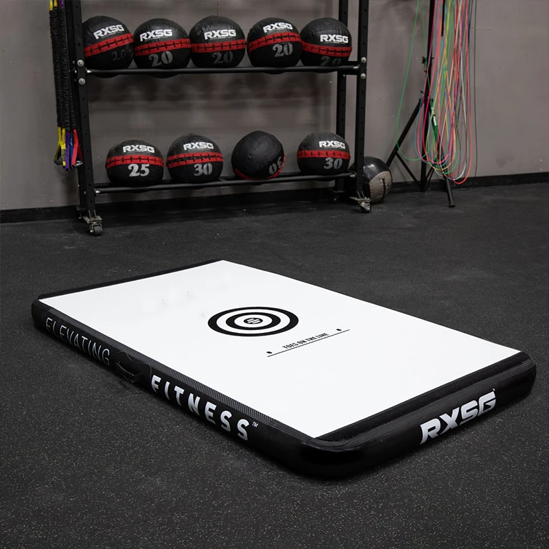 Inflatable Jump Rope Training Surface With Pump For Gym Indoor Mat Board