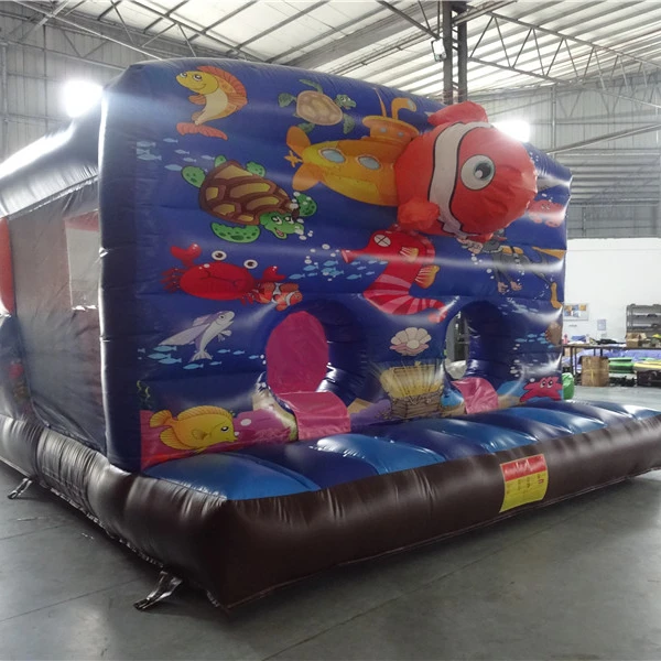 SIBO High Quality Soft Play Equipment Commercial Ocean Theme Inflatable Bouncer Jumping Castle