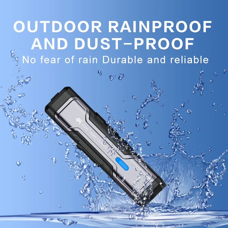 Oem Popular Full Hd 4K Wifi Portable Action Tracking Camera Sports View No Screen Video Camera Long Battery With External Mic