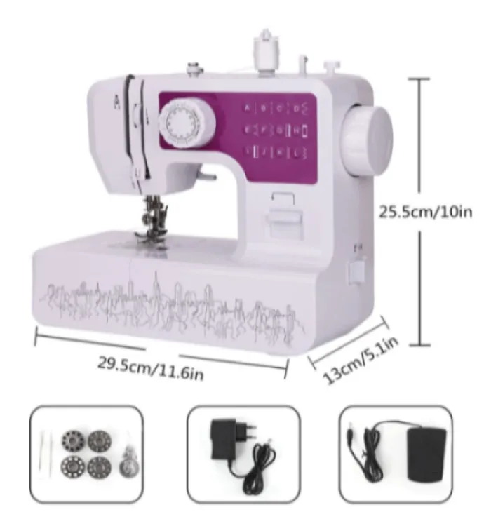 China sewing machine manufacturer wholesale household multifunctional electric portable sewing machine
