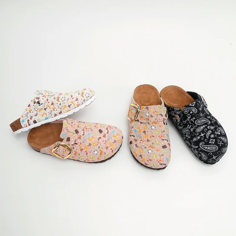 High Quality fashion brand design black mule clog wooden Shoes For Women