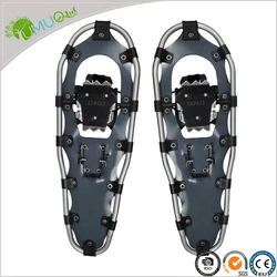YumuQ Lightweight Aluminum Hiking Snowshoes with HDPE Decking for Outdoor Winter Sports, Camping, Backpacking