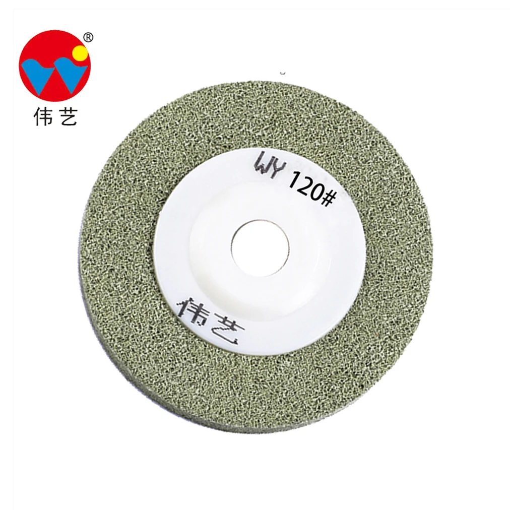 WEIYI High Quality Non Woven Polishing Wheel Buffing Wheel for Ceramics with Cover