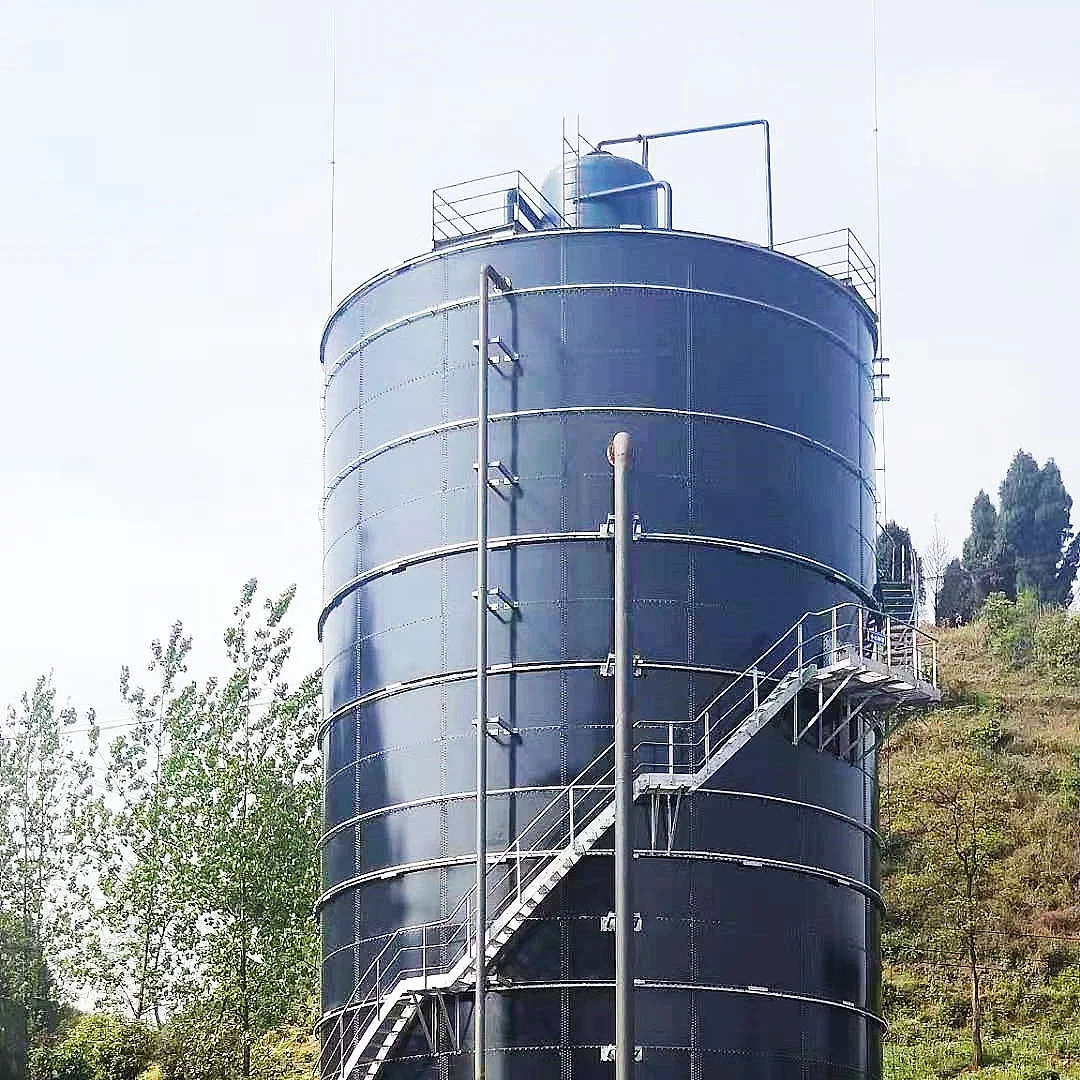 Glass Lined Steel Bolted Tanks Easy To Clean