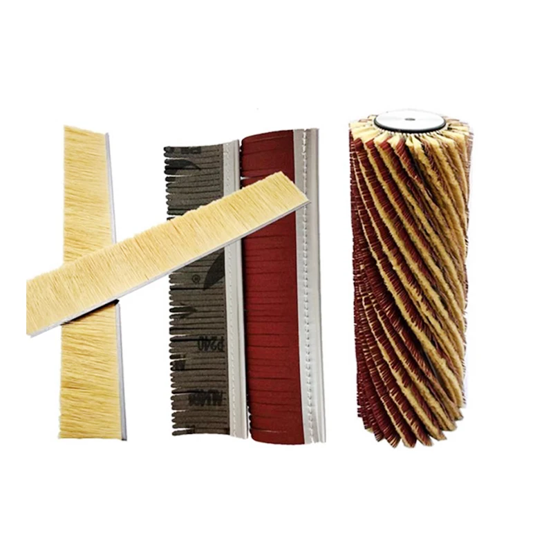Industrial polishing roller brush furniture woodworking polishing accessories sisal sandpaper roller