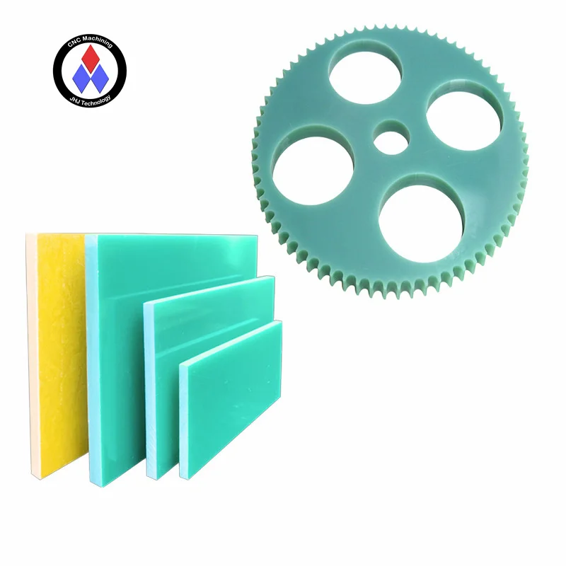 Plastic cnc FR4 machining parts epoxy resin board G10 FR4 Glass plate sheet machined parts 3d printing service