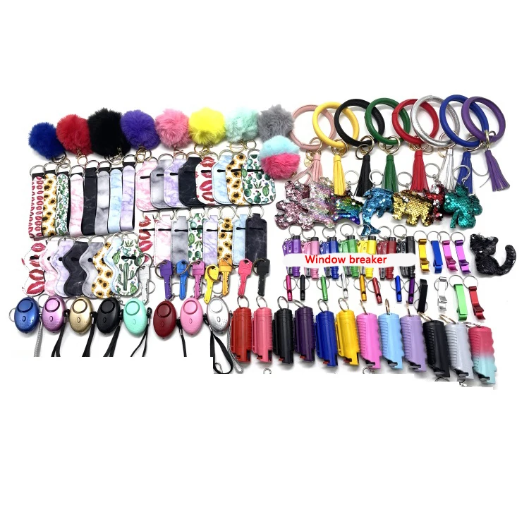 Поставщик брелков для самозащиты, брелок для самозащиты, набор ключей для выживания для женщин, товары для самозащиты