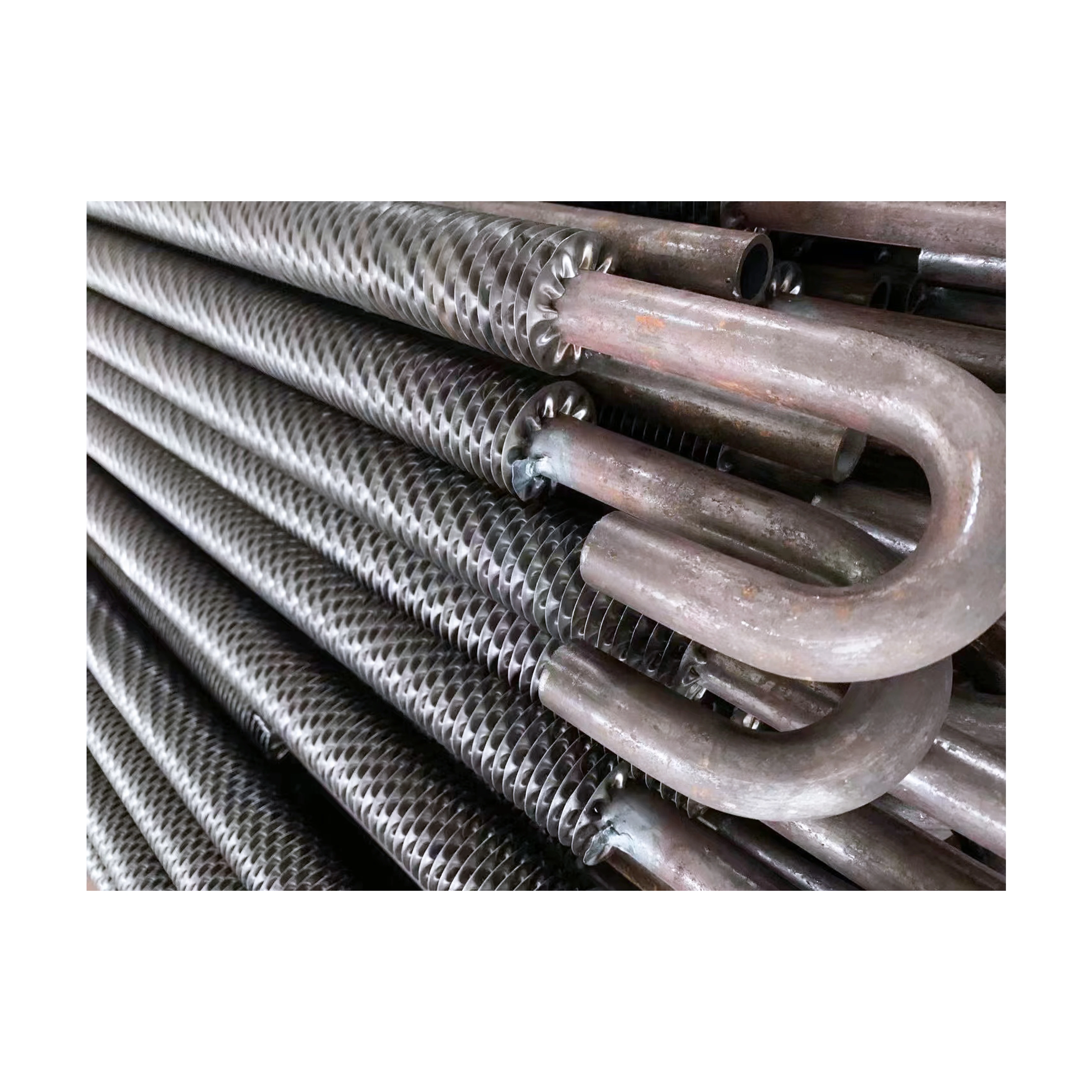 JUYUAN High Frequency Welded Finned Tube And Stainless Steel Tube With Aluminium Fins