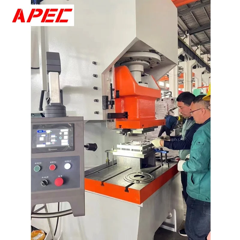 Hydraulic Punching Machine Louver cabinet stamping Mid steel Plate  punching hole