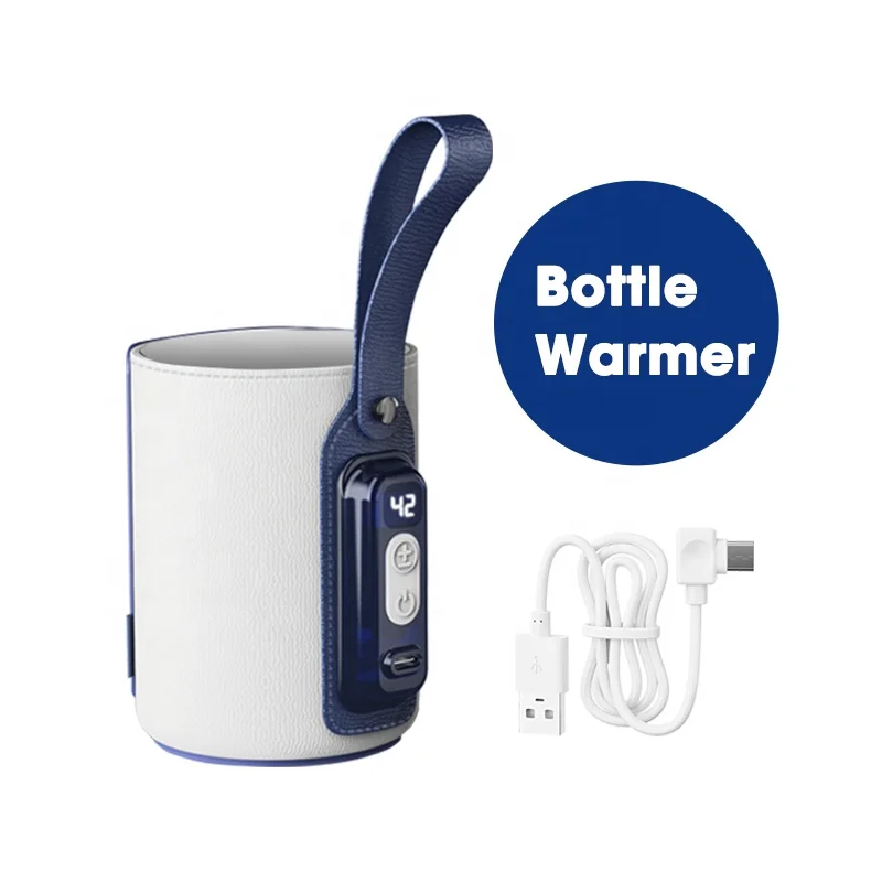 2022 New mom portable night feeding fast heating milk bottle warmer wholesale new baby birth gift present