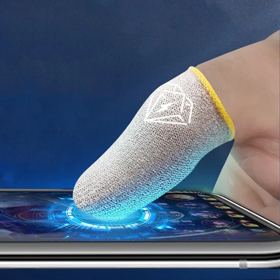 SKPURE из углеродного волокна нейлон спандекс дышащий проводящий палец кроватка для игры на мобильный телефон