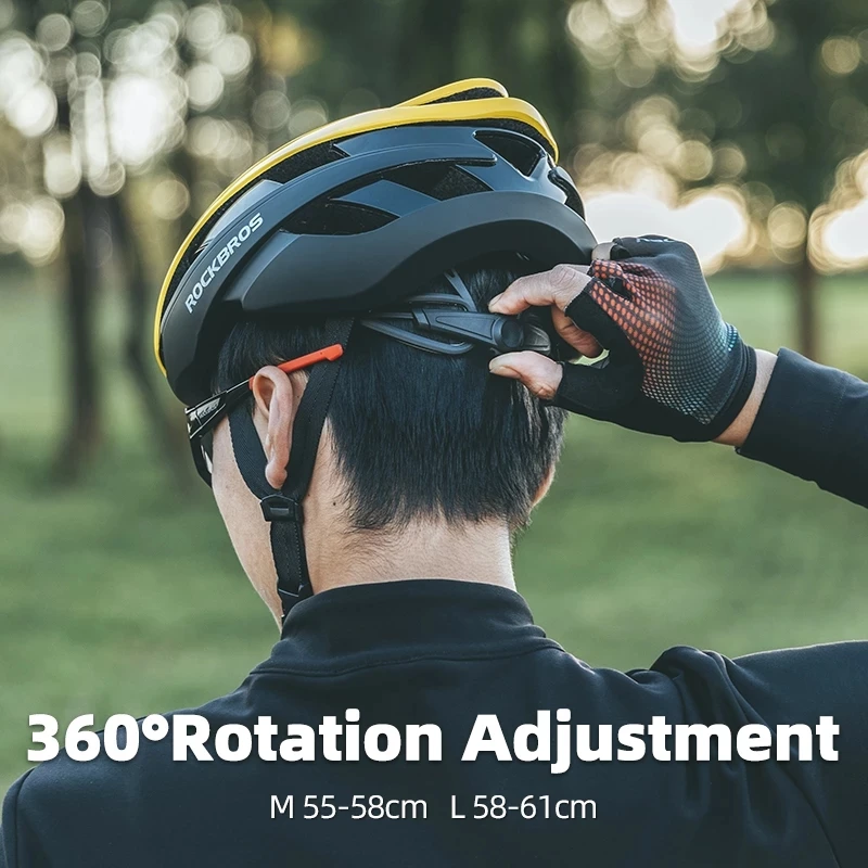 ROCKBROS Head Safety Colorful Bicycle Helmets Adult Cycle Helmet Mountain Road Bike Scooter Helmet