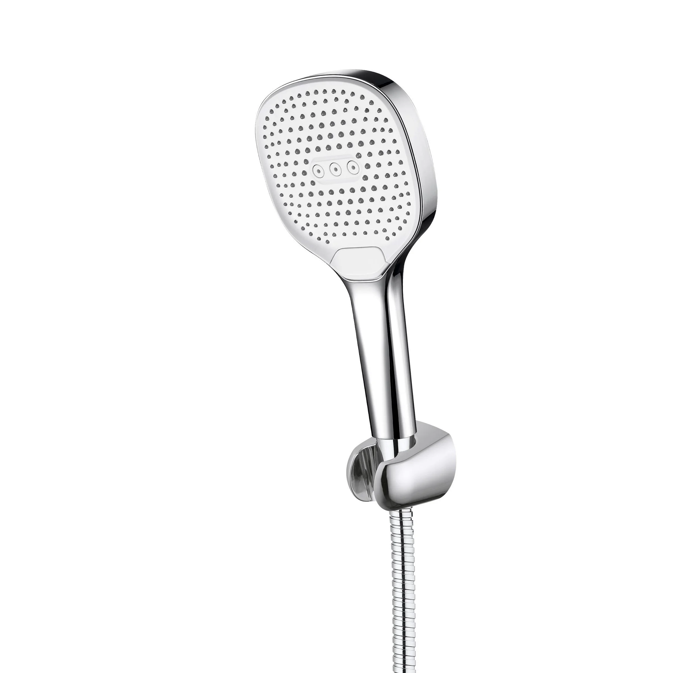 ABS Chrome Plated Finishing Treatment 3 Function Hand Shower with 120mm Panel