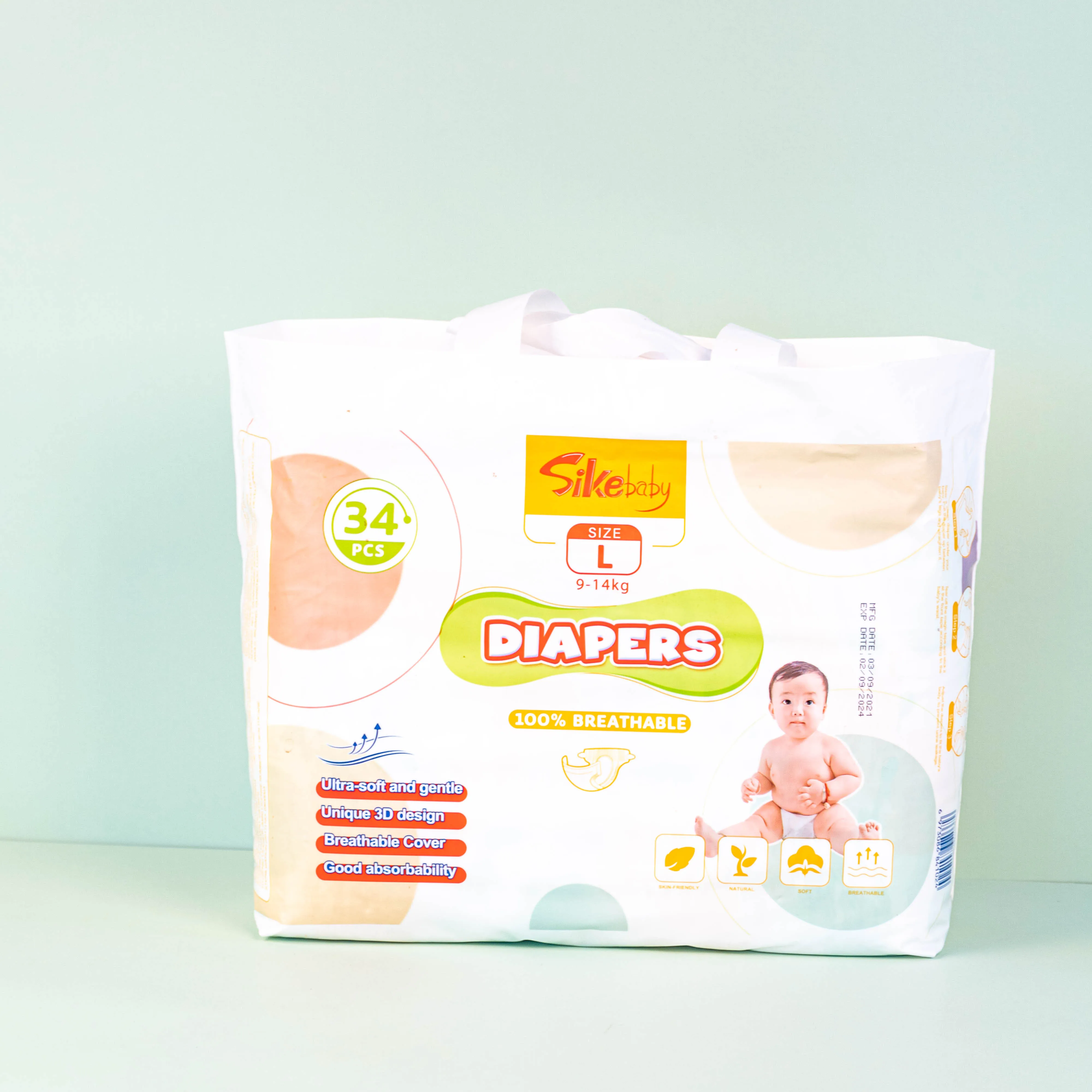Factory distributor Dry Diapers custom brand diapers good quality and low price factory baby diapers
