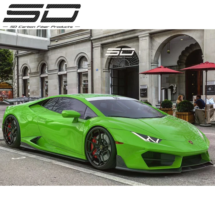 SD Design Dry Carbon Fiber Side Skirts For Lamborghini Huracan LP580