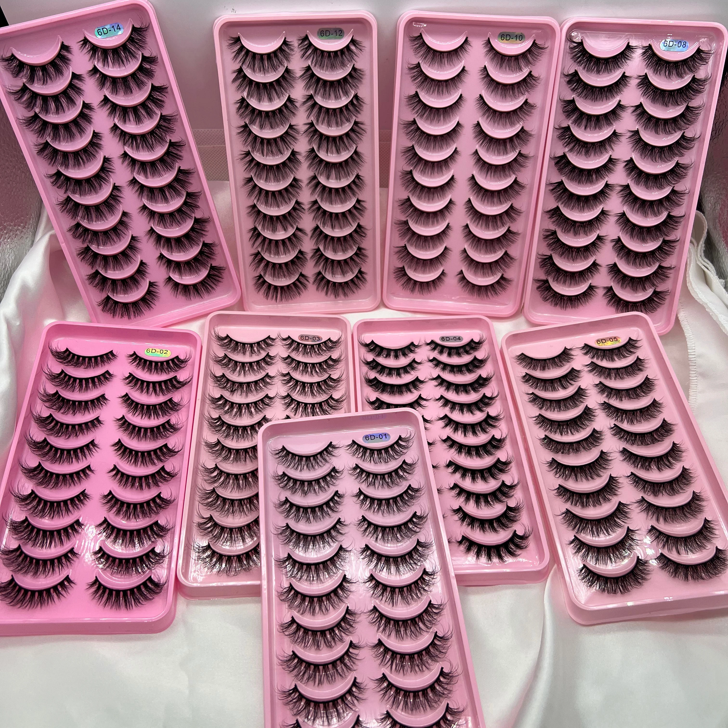 The most popular eyelash wholesale distributor private label mink eyelash extensions silk