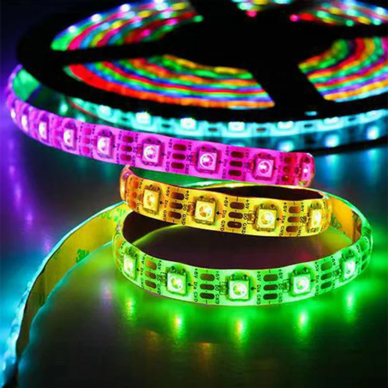 Biumart Modern Wholesale Lamp Remote Control Magic Color Set 5050 5V 30W RGB Belt Strip Lights For Esports Chair Decoration