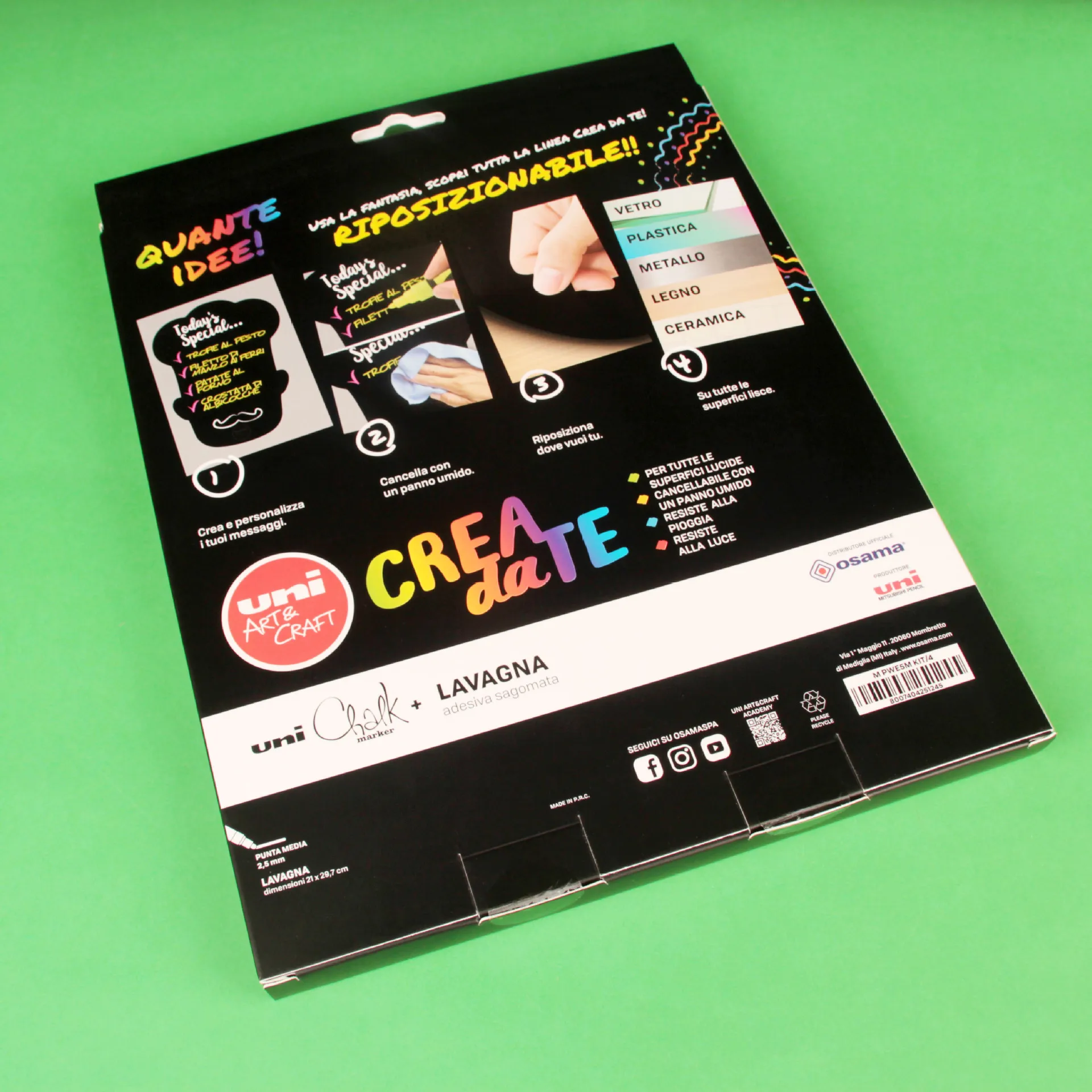 Wet Erase Adhesive Chalkboard Style Weekly Food Menu Board for Kitchen Notice Boards for Kitchen 13 Years Factory Can Custom