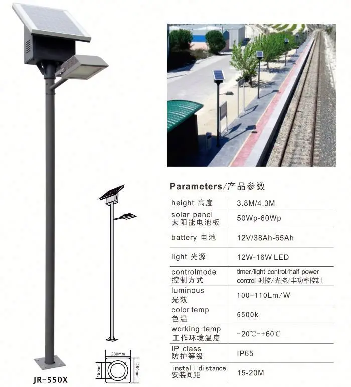 Китайская фабрика, уличный Солнечный СВЕТОДИОДНЫЙ светильник для двора, дорожка, вилла, сад