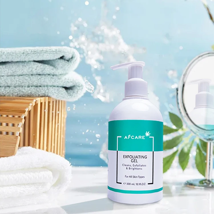 Высококачественный Отшелушивающий гель с алоэ вера для ухода за телом и лицом, восстанавливающий Отшелушивающий гель, пользовательская этикетка