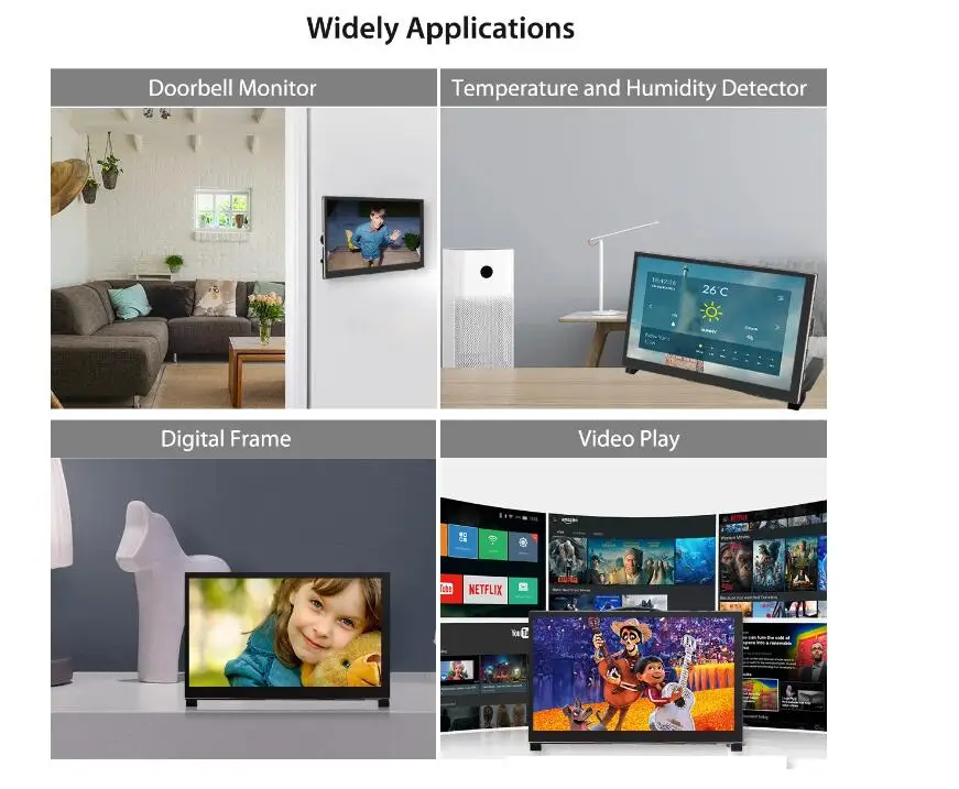 FYX в наличии Raspberry Pi сенсорный экран 7 дюймов HD емкостный монитор 1024x600P HDMI совместимый дисплей