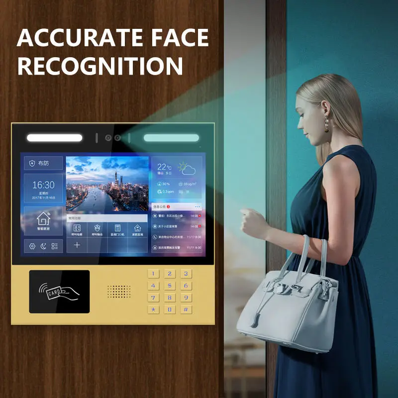 Wholesale high quality door access control system intercom in building smart video doorphone intercom system for apartment