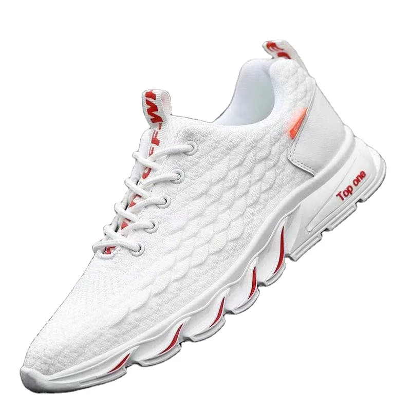 cheap plain cardboard blade flying woven black men shoes casual shoes wholesale running shoes grey sneakers for men