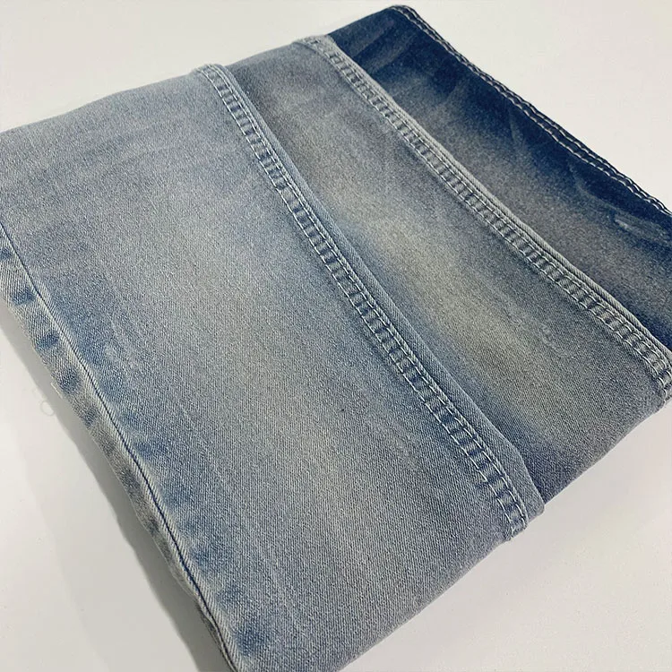 Stock Available Cotton Raw Material 8 oz Heavy Weight  Selvedge Breathable Denim Skin-friendly Jeans Fabric